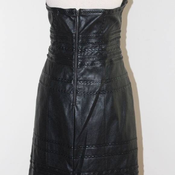 Guess, Faux leather strapless dress removable straps....... - Picture 7 of 12